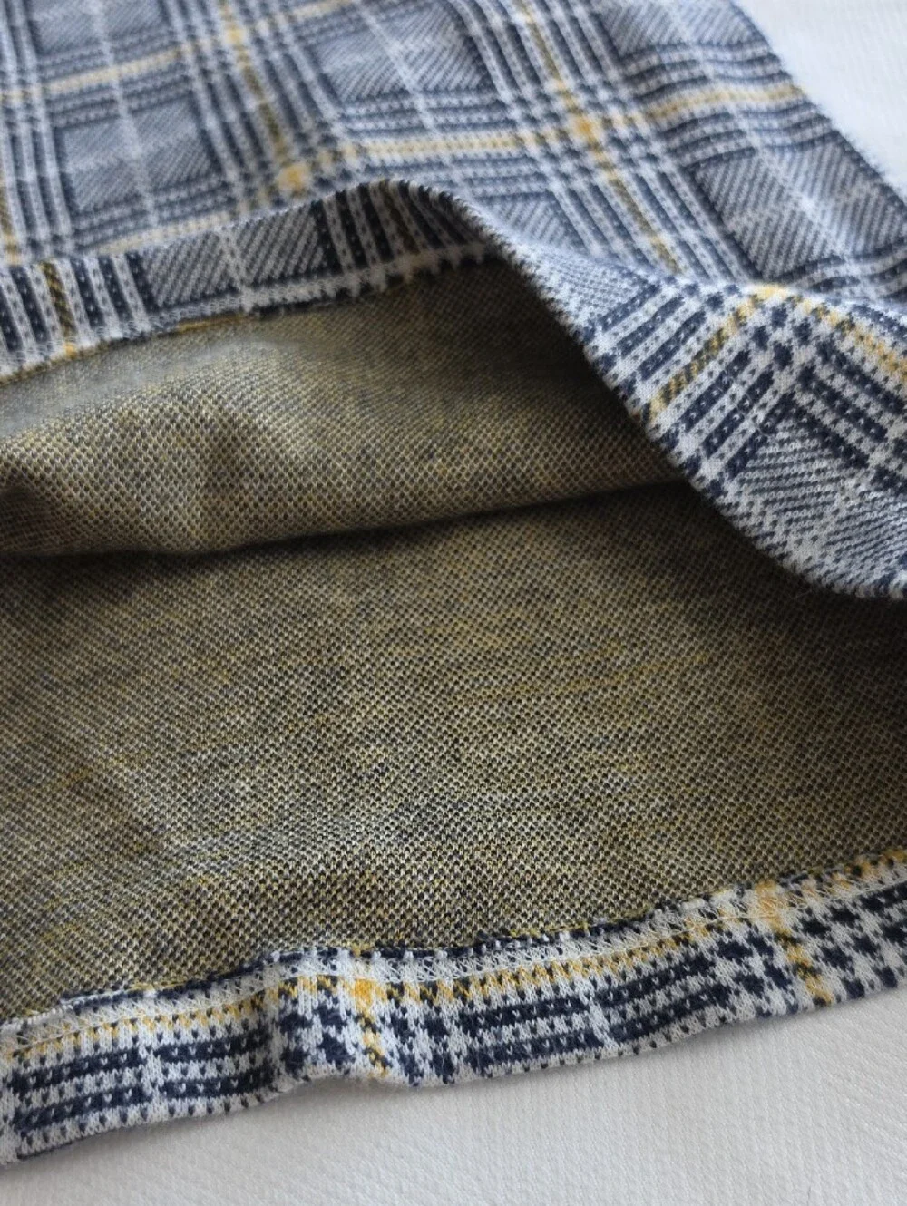 JANIE AND JACK | Plaid Ruffle Cap Sleeve Cotton Sweater Dress Preppy Fall | 4